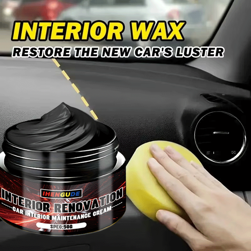 Trim Restorer Plastic - 50g Auto-Innenraumpflegecreme, Aufhellungs- und Erneuerungspaste für