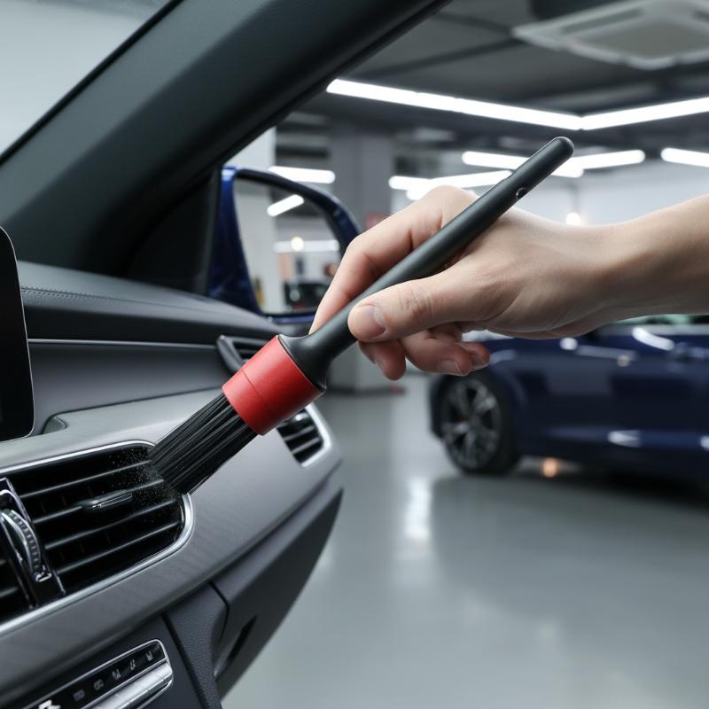 Detailing Brush Set - 6-teiliges Auto-Detailing-Bürstenset für Tiefenreinigung von Rädern,